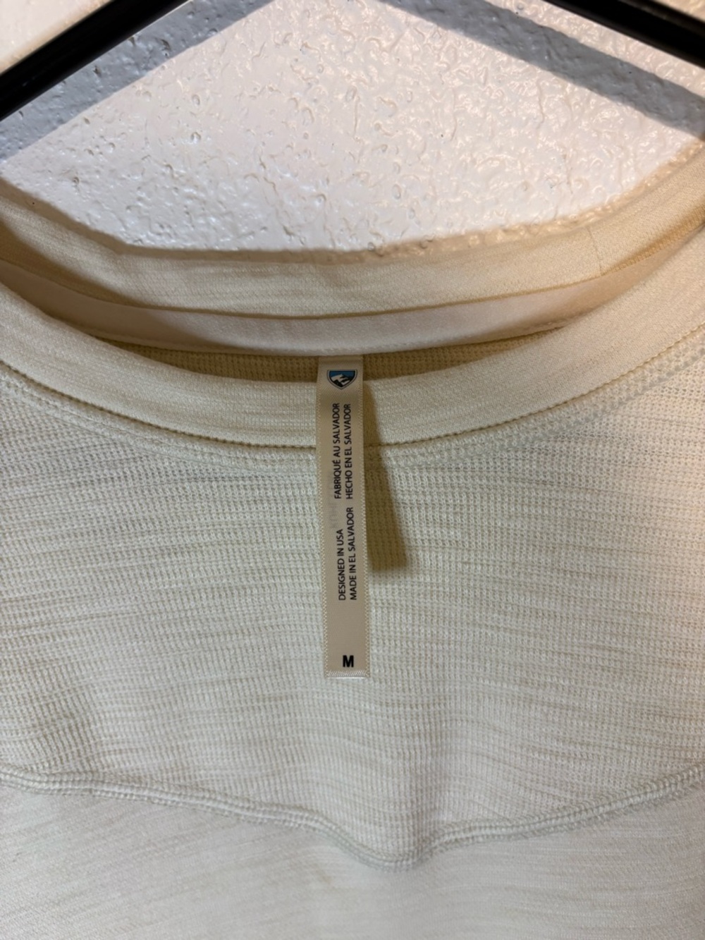 Kuhl Women's Cream Long-Sleeve Crewneck Top - Size Medium - Picture 3 of 5